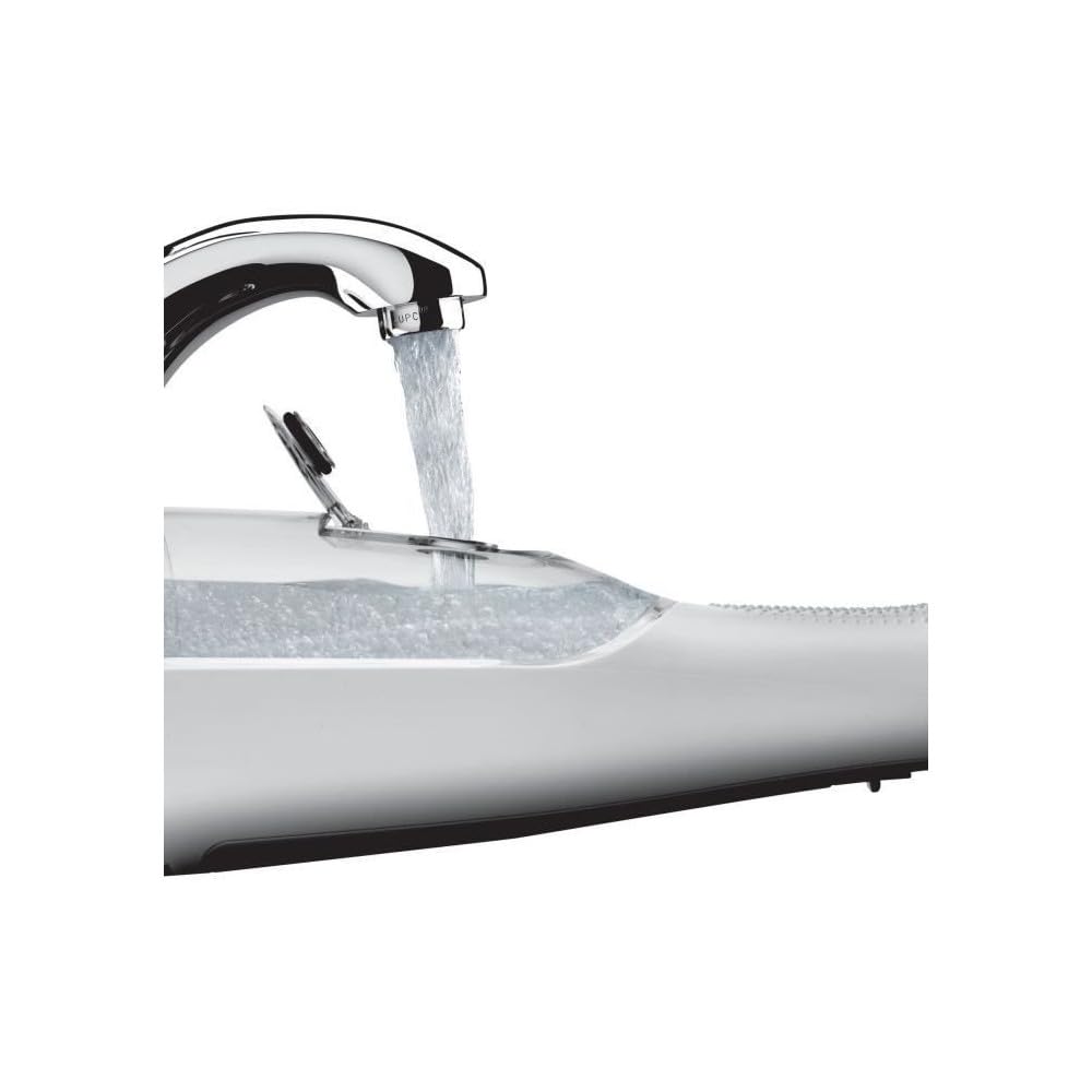 Waterpik Irrigador Inalámbrico con Agua a Presión Portátil con Batería Resistente al Agua para Eliminación de Placa Dental, Ideal para Viajar, Baños Pequeños y Usar en la Ducha, Negro (WF-03UK010)