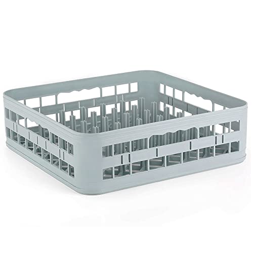 Genérico Cesta de platos para lavavajillas industrial 40x40 cms, Rack de lavavajillas, Polipropileno (PP), Integrado