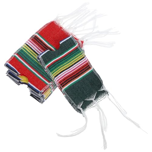 Ponchos de diseño mexicano para botellas: el adorno ideal para tus fiestas