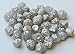 Gems For Jewels 5-6.5mm White Gray Raw Diamond, 5 Pcs Loose Natural Rough White Gray Earth Mined Uncut Diamond For Jewelry - PPRGK1, 5-6.5 MM Approx.