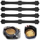 Airfryer Magnete Für Backpapier 4er Set Silikon Magnete Für Airfryer | Wiederverwendbare Magnete Für Airfryer Backpapier Zur Fixierung Von Backpapier