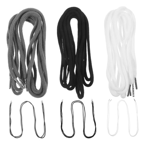 Gatuida Lot de 18 Cordons De Serrage Élastiques Ronds Multicolores pour Pantalon Et Short, Embouts Métalliques, Ajustables, Usage Sport Et Casual, Unisexe, Remplacement Pratique