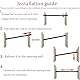 Spannstange für Duschvorhangstange, robuste Teleskop-Duschvorhangstange, Edelstahl, Badewannenschrank, Hängestange für Badezimmer, Duschvorhang, Schlafzimmer 75-145 cm, Silber