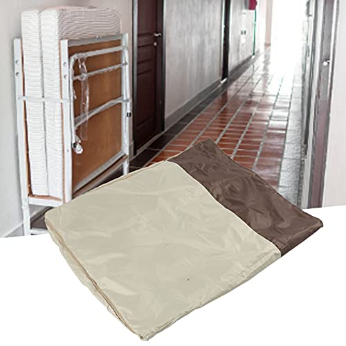 Natudeco Folding Bed Dust Cover Daybed Storage Cover Fits 32" Single Folding Beds Waterproof Protection Rollaway Bed Cover for Indoor Outdoor(33.4"x12.9"x42.1") - Image 3