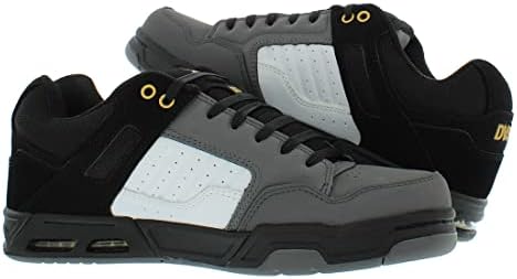 DVS men's Enduro Heir skate shoe Blk Wht Chr Nbk sz 14 | Image 3