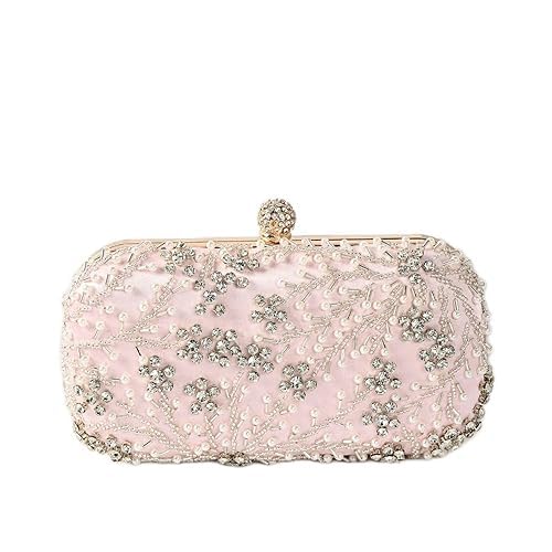 Comeon Women Rhinestone Clutch Evening Bags Pearl Purse Wedding Handbag by Comeon - Used condition - US$22.49