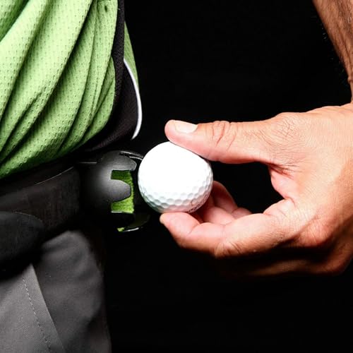 Deevoka Limpador de Bolas de Golfe Aparelhos de Limpeza de Bolas de Golfe para Treinamento Masculino