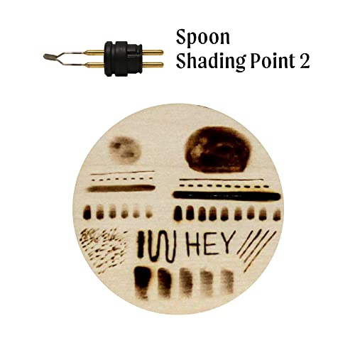 Walnut Hollow Wire Tip Woodburning Tool Expansion Set, 4 Tips, Black
