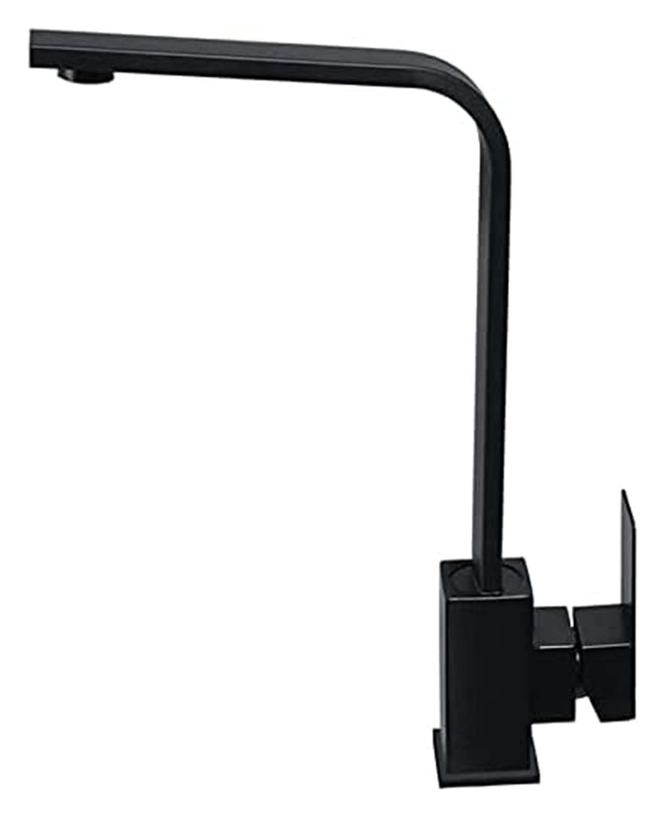 MXXQRHF Kitchen Faucet, Kitchen tap,Kitchen Sink Mixer Tap Black Kitchen Cold and Hot 304 Stainless Steel Dish Sink Dishwasher Household Rotary (Color : Black)