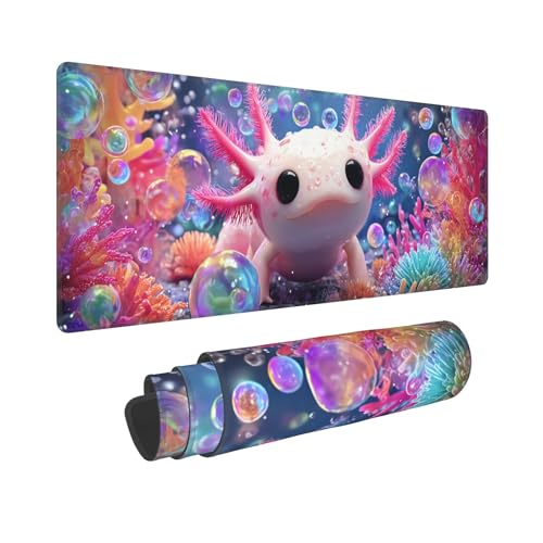 Tapis de souris gamer XL bords cousus pour résoudre le manque de place sur le bureau