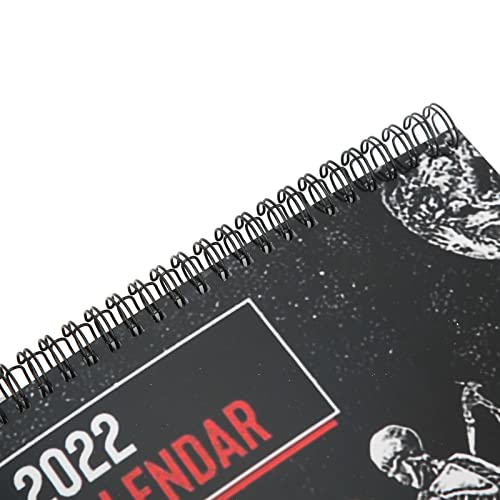 Calendário 2022, arte gótica prático pequeno calendário de parede 2022 decoração de parede presente