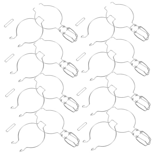 LALADEFIEE 10pièces Boucles Acier Inoxydable à Fermeture Hermétique Pour Bocaux Verre Accessoires Métalliques De Cerclage Avec Mécanisme à Fil Pour Scellement Étanche Et Réutilisable