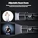 NEEWER Basics RGB Photography Flashlight,4 Colors/20 GOBO Filters/CRI95+/7500mAh,10W 6300K Portable LED Video Spotlight Patterned Ambient Aluminum Sunset Light for Recording Studio Lighting, USB, FL10