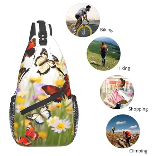 Bolso cruzado de pecho estilo sling para hombres y mujeres miniatura 6