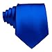 Barry.Wang Plain Men Silk Ties Extra Long Stain Necktie for Wedding Business Handkerchief Cufflinks Set Solid Colors