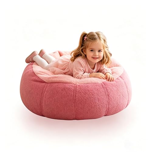 MOMUMOMU Kids Bean Bag Chair Memory Foam Filled Toddler Chairs Comfy Beanbag Chair Sofa Couch for...