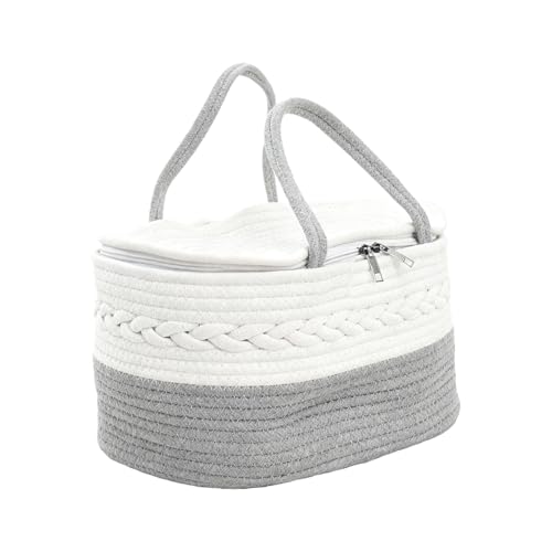 Portabolígrafos para niños – Gran organizador portátil, mantiene todos los esenciales en orden, contenedor para cambiador, bolsa multifunción para el dormitorio, imprescindible neutral para Raga