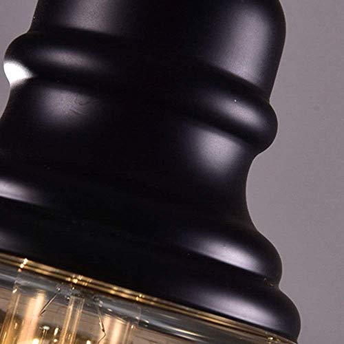 Lámpara de cristal transparente para evitar zonas oscuras en cocina 7