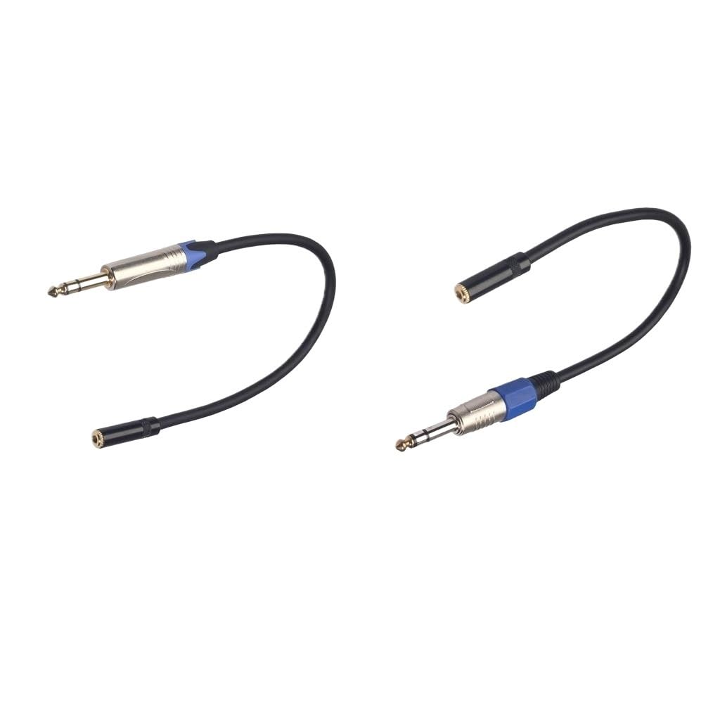 Câble d'extension pour casque 6,35 mm mâle vers femelle 3,5 mm
