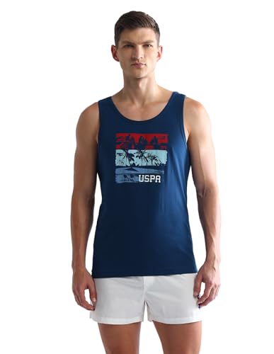 Image of U.S. Polo ASSN. Mens OEV02 Brand Print Comfort Fit Vest - Pack of 1