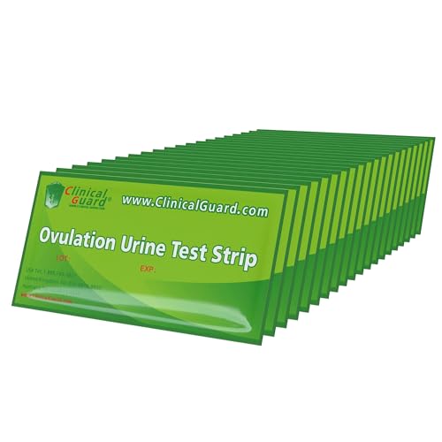 Clinical Guard Ovulation Test Strips Pack of 100 - Accurate Measurement Within 5 min - Ovulation Tests Cost-Effective Fertility Test for Women