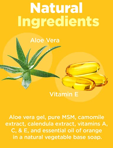 At Last Naturals Msm Soap Bar, Reduce Fine Lines And Wrinkles, Soothing Herbal Moisturizer With Aloe Vera, Vitamin E, Essential Oils To Promote Healthy Skin (3 Oz, 3 Pack) #TOP1