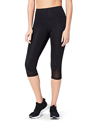 Amazon Brand - Core 10 Women's Race Day High Waist Run Mesh Capri Legging - 19