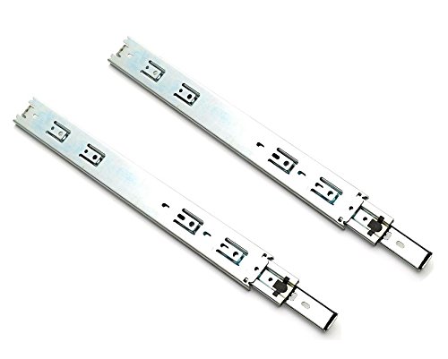 Glissières de tiroir ZP 300 mm rail à bille double extension rainure 45mm