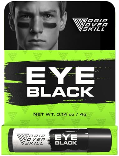 Eye Black by DRIP Over Skill, Made with Natural Ingredients, Dermotologist-Tested, Skin-Safe Sports...