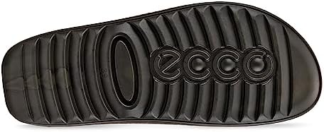 ECCO Women's Cozmo Two Band Luxury Slide Sandal, Cognac, 6-6.5 | Image 3