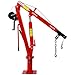 Tomkate 2000 LB Hydraulic Davit Crane for Pickup Truck, Hand Winch, 44.5