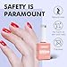 FZANEST Red Gel Polish Rubber Builder Base Coat Nail Strengthen Extension Harder for Thin Fragile Nails