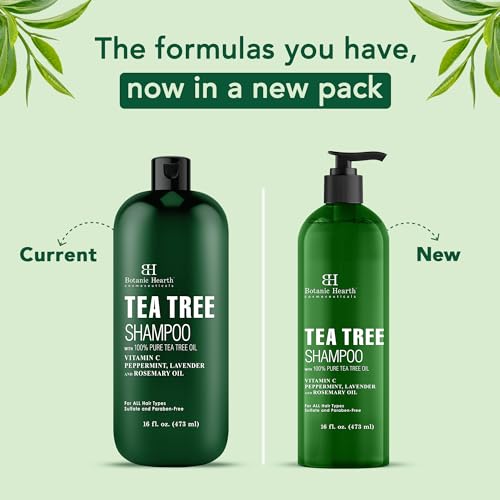 Botanic Hearth 850001249454 Tea Tree Shampoo, Vitamin C, Peppermint, Lavender And Rosemary Oil, Fights Dandruff And Dry Scalp thumb #6