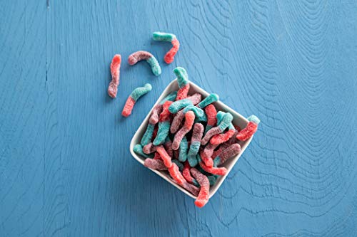 Trolli Sour Brite Crawlers, Back To School Candy, Very Berry Flavored Sour Gummy Worms, 7.2 Ounce #TOP3