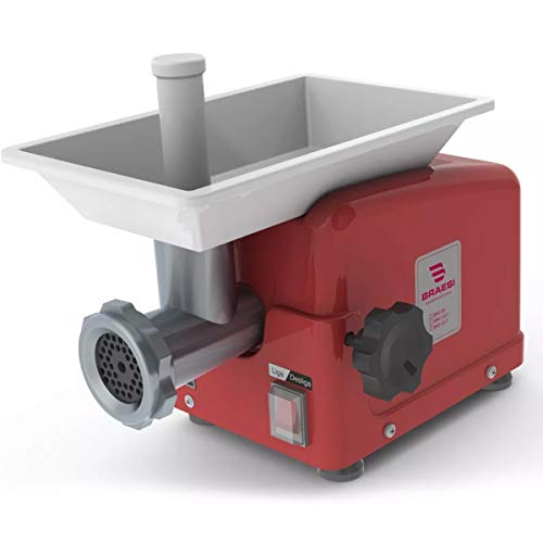 Braesi, B12328, Moedor de Carne Maquina de Carne Eletrico Bivolt Hamburguer