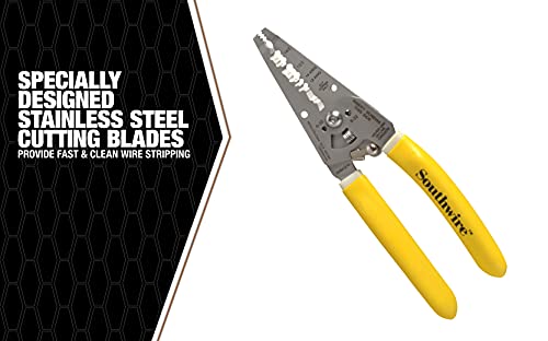 Image of Southwire Heavy Duty NM-B Romex Cable Wire Stripper /Cutter with Ergonomic Handles 12 AWG -14 AWG, rust proof (Pack of 5)