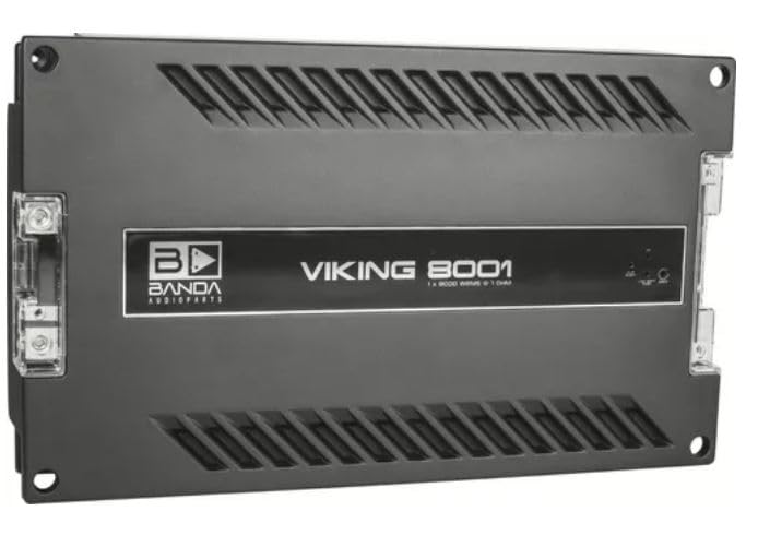 Banda Audioparts Viking 8001 - Mono (1 x 8000 Watt RMS @ 1Ω) Class