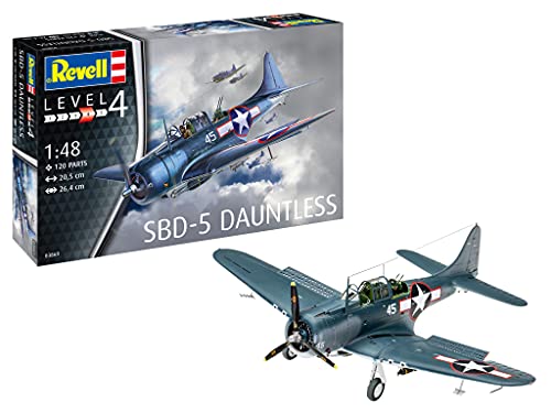 Revell-03869 SBD-5 Dauntless Navyfighter Maquette, 03869, Incolore