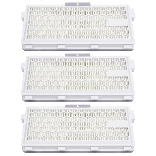 3 Sätze Airclean Plus 50 Ersatz Filters für Miele Compact C1 C2, Complete C2 C3, Guard S1 L1 M1 Staubsauger, 3 HEPA-Filter mit 3 Motorfilter Und 3 Abluftfilter für S4000, S5000, S6000 & S8000 Serie