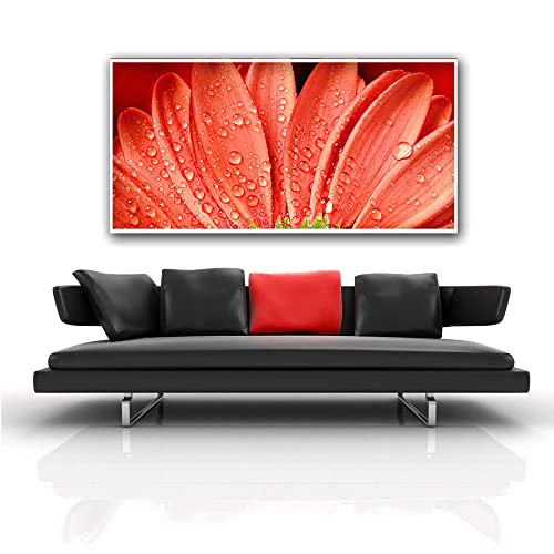 Toile Feuilles 200 cm x 100 cm tableau panoramique végétal grand format