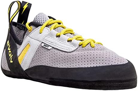 EVOLV Defy Lace Climbing Shoes - Men's Fog Gray/Banana 10.5 Review | Image 1