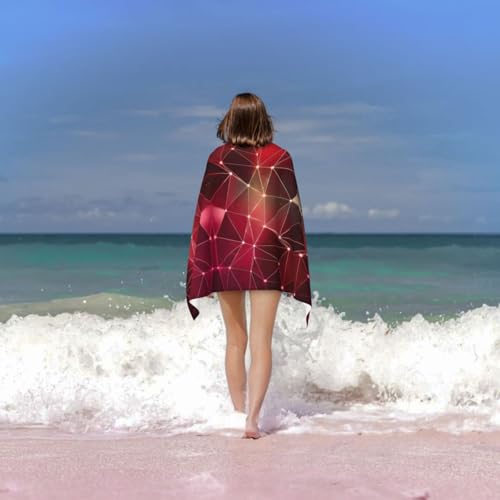 Serviette de bain microfibre ultra douce grand format constellation galaxie - 7
