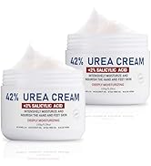 OUKEYA Urea Cream 42% plus Salicylic Acid 2% Net 5.29 Oz for Dry Cracked Feet, Heels, Knees, Elbo...