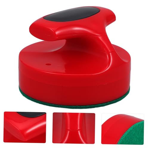 FAVOMOTO 5pcs Hockey Hitter Small Hockey Part Tabletop Hockey Handles Air Hockey Pucks Tables Game Pushers Air Hockey Paddle Small Ice Hockey Pusher Universal Hockey Pusher Red Abs
