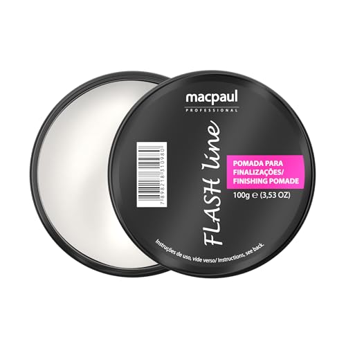 Pomada Finalizadora Para Cabelos Flash Line Macpaul Professional - 100g