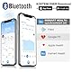 INSMART Personenwaage Digital, Waage personen mit Bluetooth, Körperfettwaage für BMI, Gewicht, Körperfett, Pulsschlag, Muskelmasse, Wasser, Protein, Skelettmuskel, Knochengewicht, BMR, usw.