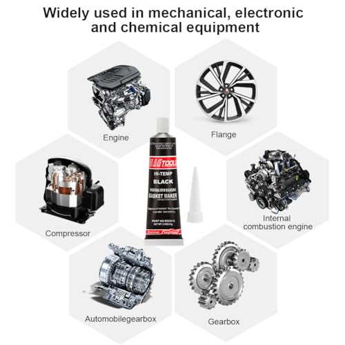flintronic Dichtmasse Motor,85ml Motordichtmasse,Ölbeständig Hochtemperatur – Ansicht 6