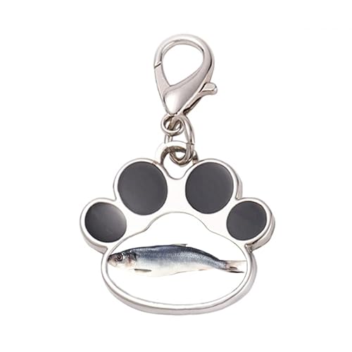 DIYthinker?Ocean Fish Activity Long Enlace Pet Tag Keychain Dog Cat ID