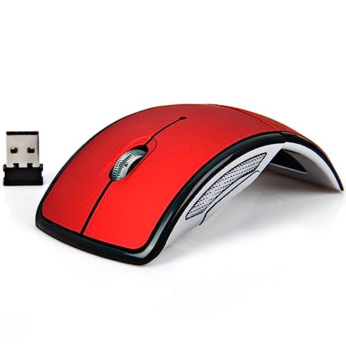 weixingu Foldable Wireless Mouse 2.4GHz for The PC Computer Mouse Foldable Folding Mice USB 2.0 Receiver for PC Laptop
