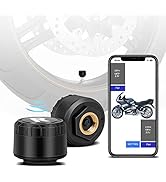 VSYSTO バイク用 TPMS 空気圧センサー Bluetooth タイヤ空気圧センサー スマホ連携 高精密センサー タイヤ空気圧監視システム 圧力温度即時監視 IP68防水防塵 取付簡単 多...